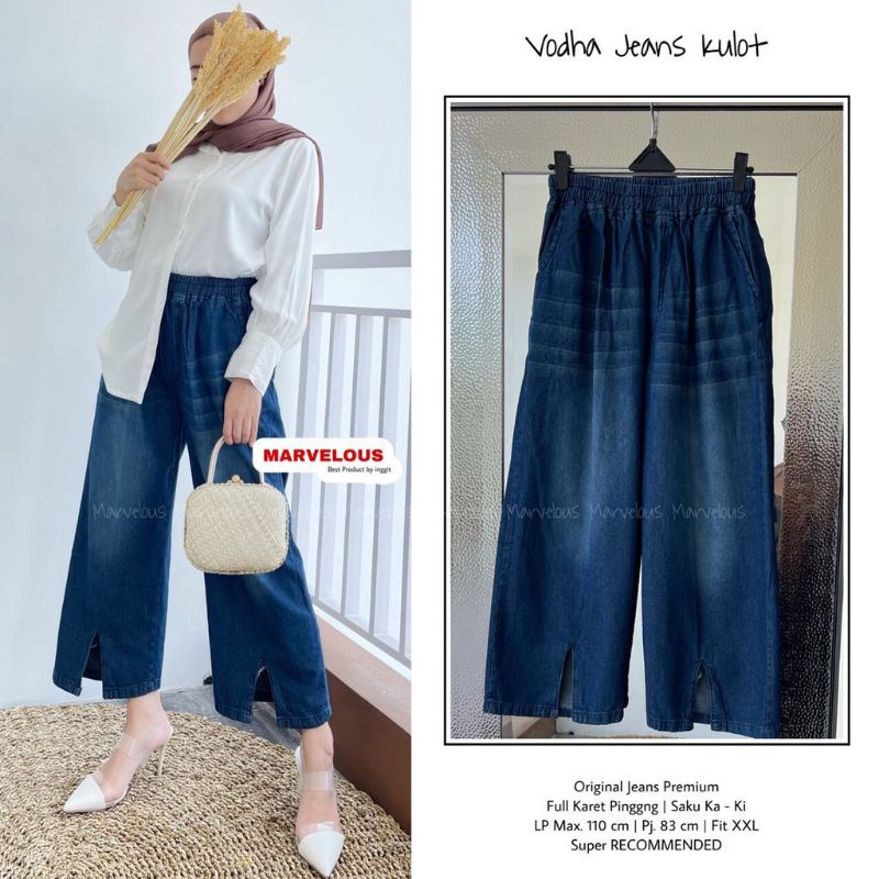 vodha jeans kulot celana kulot jeans by marvelous