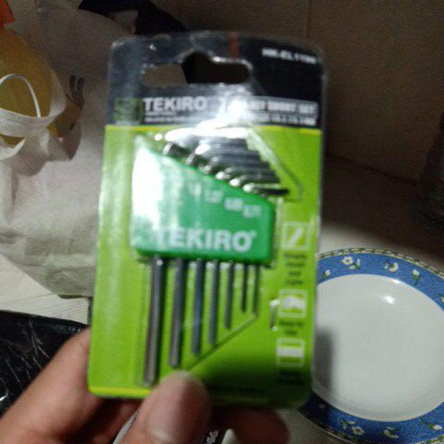 Perkakas Kunci L Tekiro Set Buka Baut Monel Tekiro Kunci L Mini Set 7pcs Tekiro Elektronik