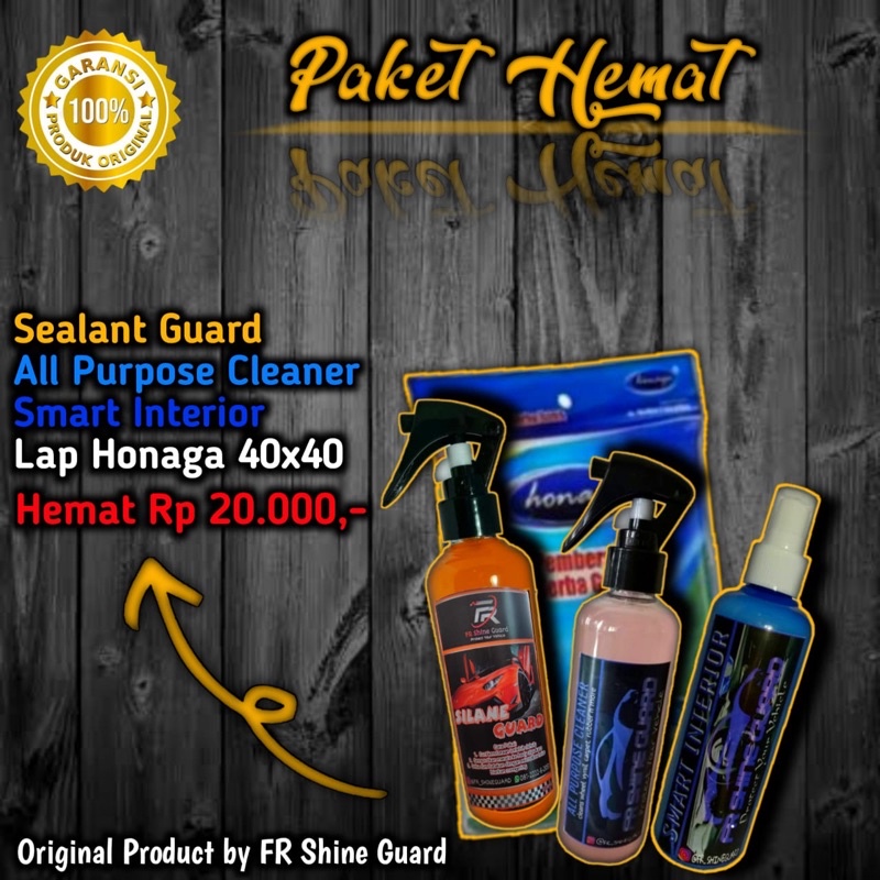 Jual Paket Sealant Guard Smart Interior Dan All Purpose Cleaner Atau Pembersih Plafon Shopee