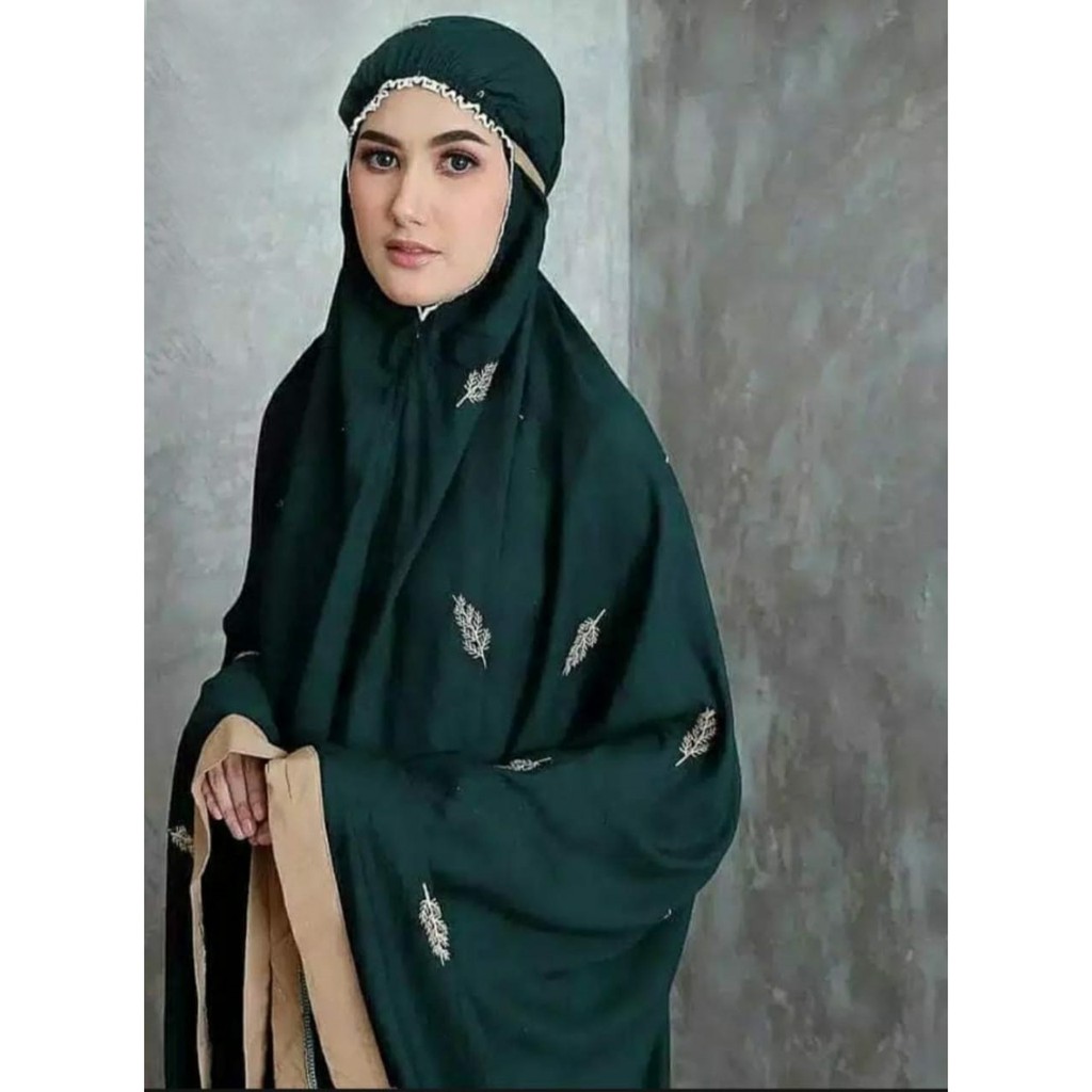 Mukena Dewasa Bordir Raissa Mukena Raissa Dewasa Mukena DAILY TROPICAL Mukena Rayon Bordir Premium High Quality