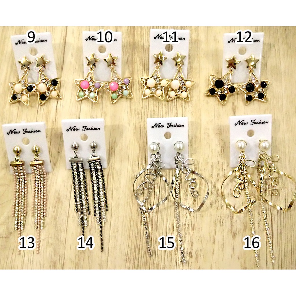 Anting fashion import ala korea kekinian aneka model dan varian 306