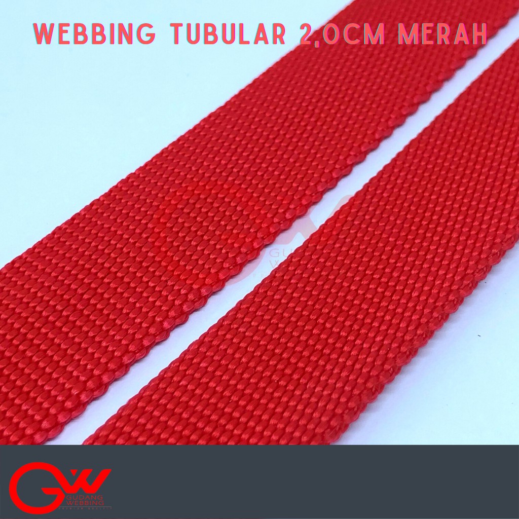 Tali Webbing Double (Tubular) - AA Dobel 2,0 cm