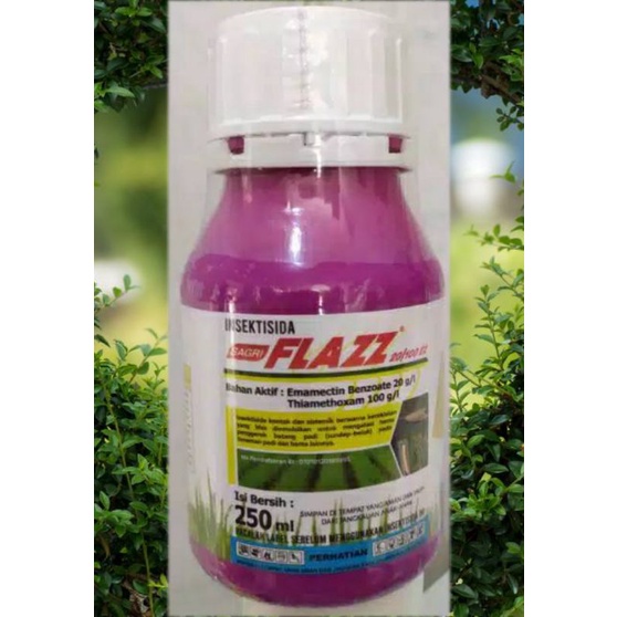 Insektisida Sagri Flazz 250ml/ba.emamectin benzoate 20/ thiamethoxam 10