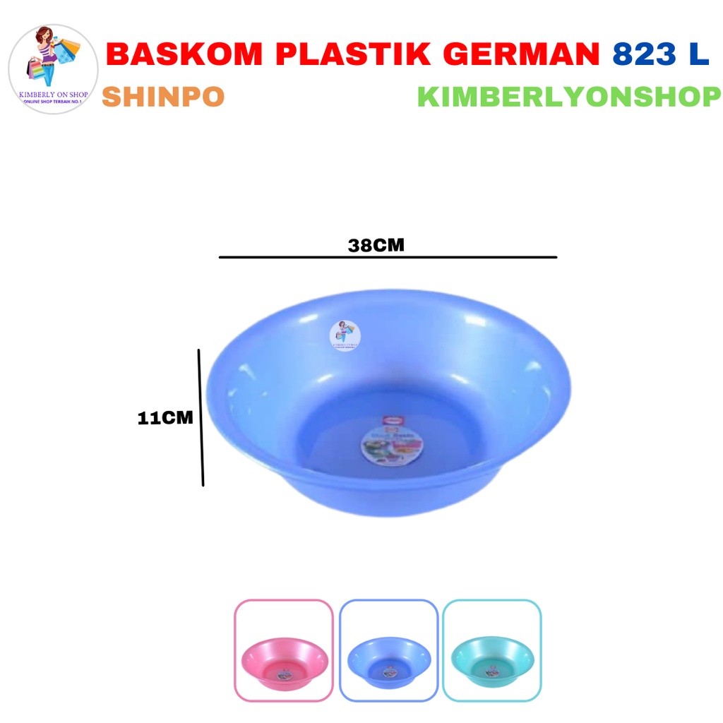 Baskom Plastik German SIP 823 L 8 Liter Shinpo