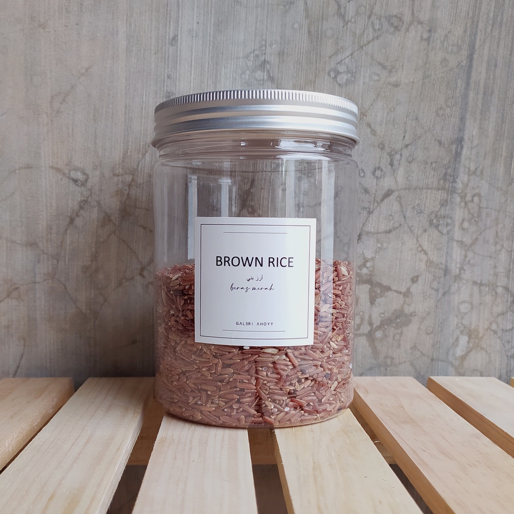 Stiker label bumbu/toples/wadah