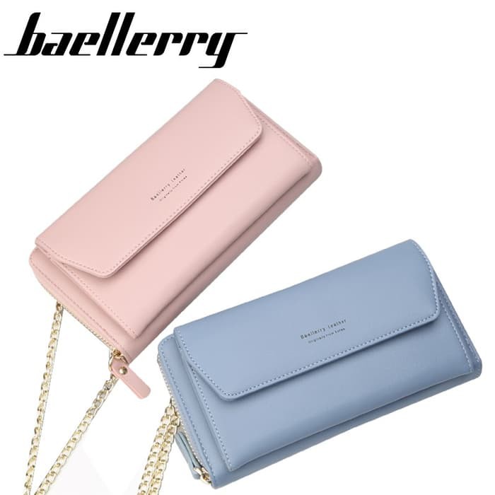 Baellerry Tas Dompet Wanita Selempang Kulit Premium | Wallet Bag