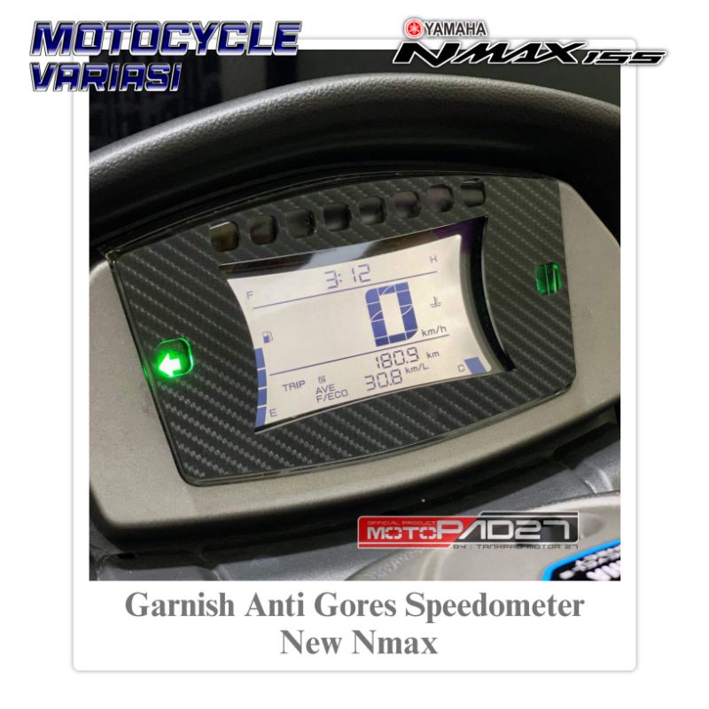 Garnish Antigores Speedometer Nmax Cover Pelindung Spidometer Nmax New