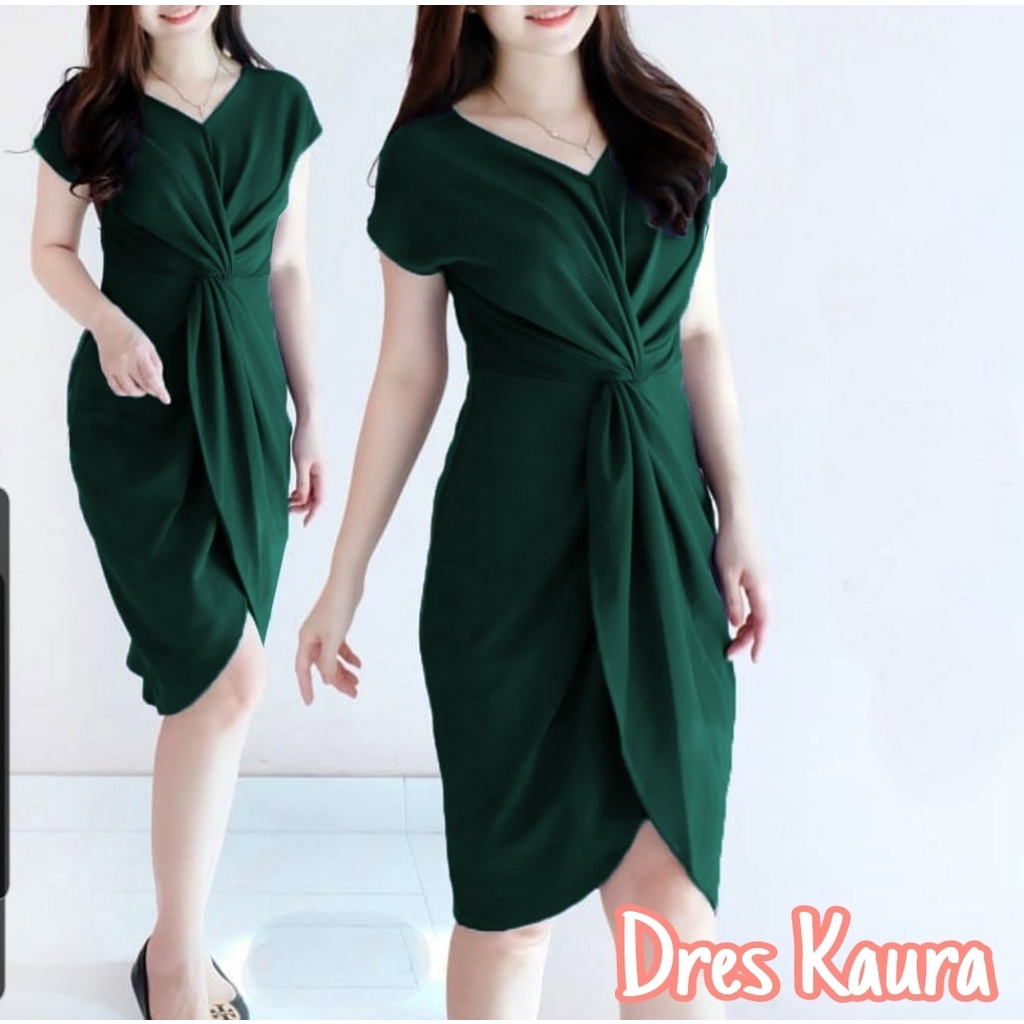 Toply shop Dres Korea aura LD 96 Cm Pjg 92 Cm