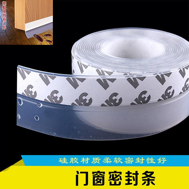 Seal Penutup Celah Bawah Pintu Door Bottom Anti Debu dan Kecoak - Bottom Door Seal Tape