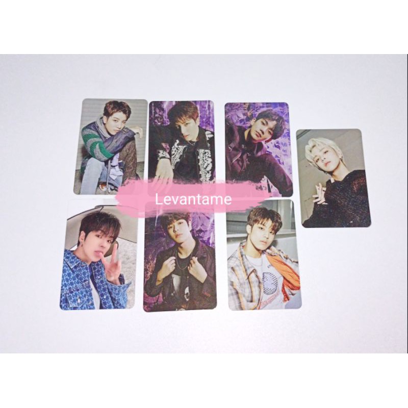 TREASURE CHAPTER THREE PHOTOCARD (BLACK VERSION) HYUNSUK JEONGWOO ASAHI JAEHYUK JUNGHWAN
