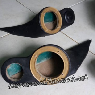 Pilar 3 way Mounting Midrange 3 inch + Tweteer (Kosongan)/Audio Mobil Kijang Kapsul