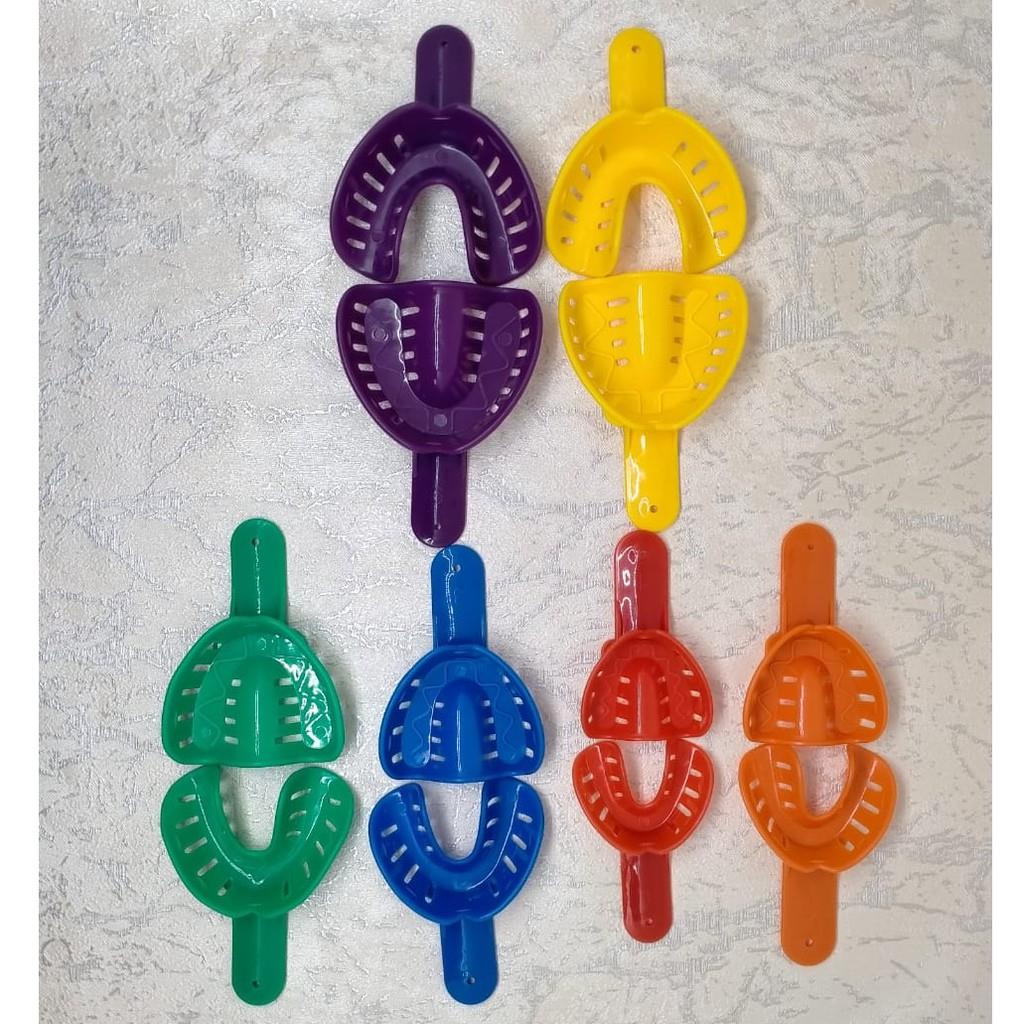SENDOK CETAK DENTAL GIGI PROSTO AUTOCLACE IMPRESSION ASSORTED 12 PCS
