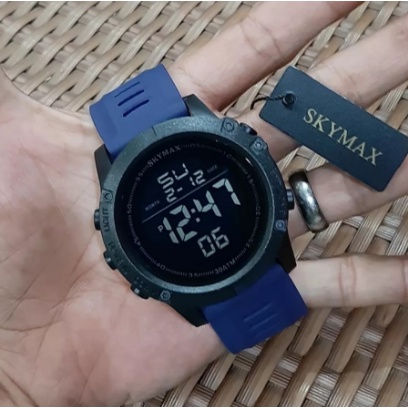 jam tangan PRIA Original SKYMAX 1808 MILITARY SERIAS BISA BERENANG BERGARANSI