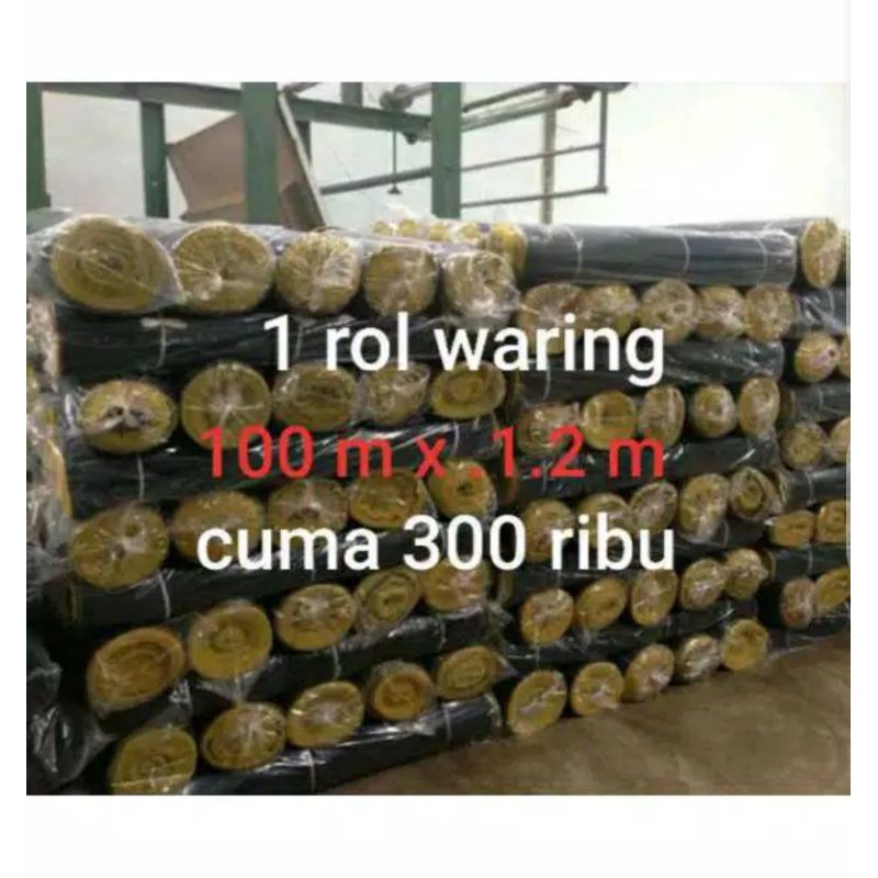 Waring hitam/Waring ikan/Jaring Waring/Jaring Pagar Ayam Pagar Kebun Pagar Kolam