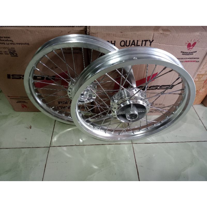 velg paketan Honda Supra x new DD/Blade new tapak lebar 215/185x17