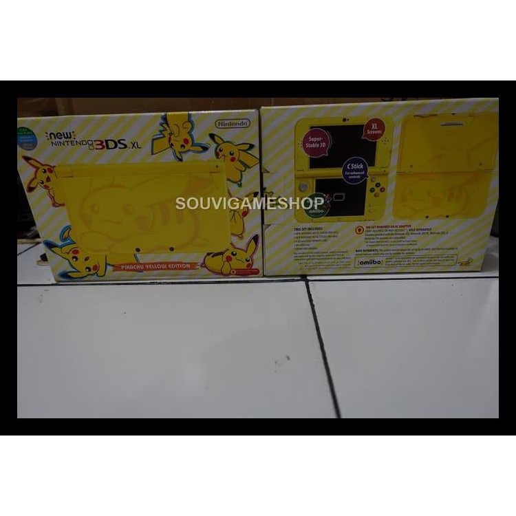 Paling Murah  New 3Ds Xl Pikachu Yellow Limited Edition Bnib Special