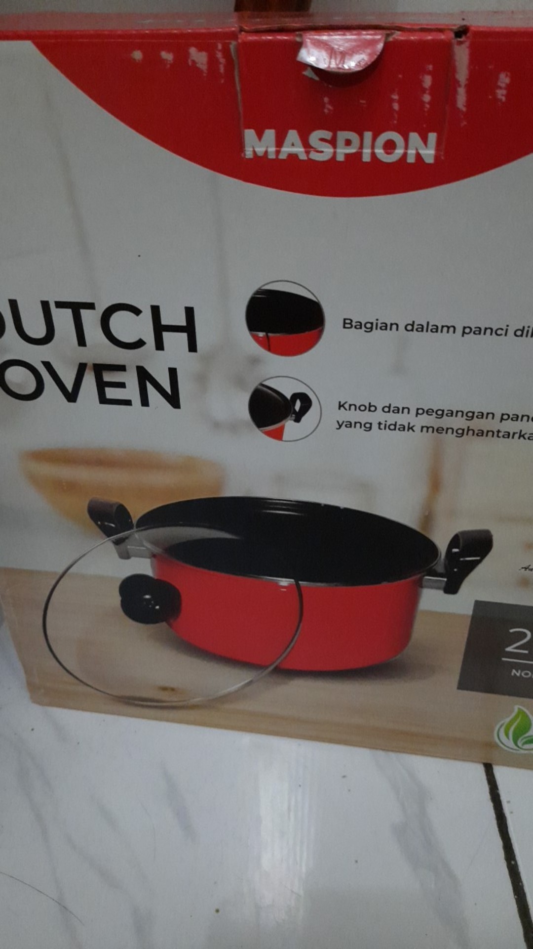 Panci Dutch Oven Maspion 18cm, 20cm, 22cm, 24cm, 26cm