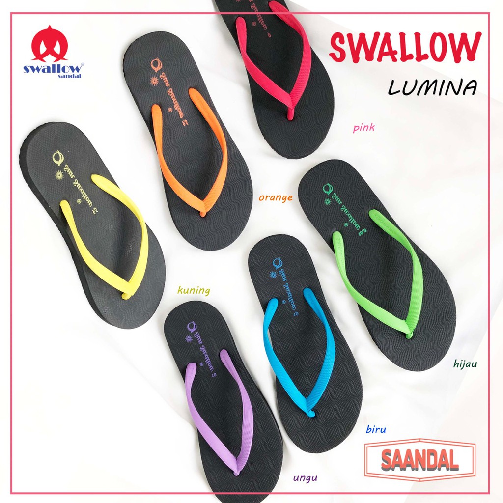 Sandal Jepit Wanita Sun Swallow Lumina Original (Bisa Eceran)