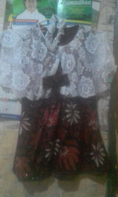 (bisa Bayar Ditempat) Dresa Adelia Batik Kids / Dress Anak Kekinian