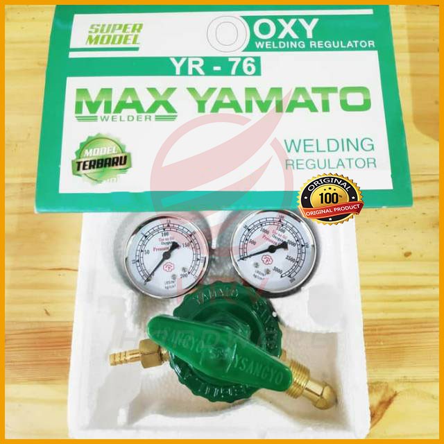 Original Regulator Las Oksigen Max Yamato Tabung Gas Oxygen Oxy Welding