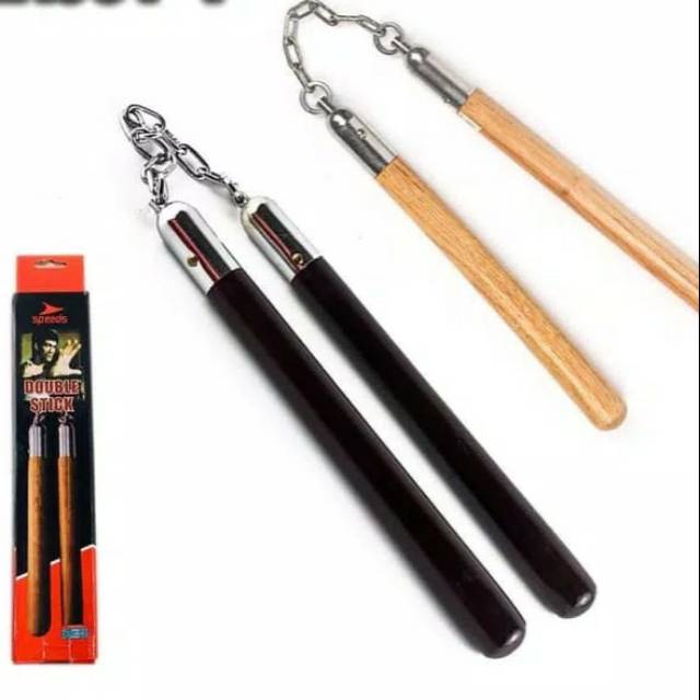 Alat fitnes Double stik kayu
