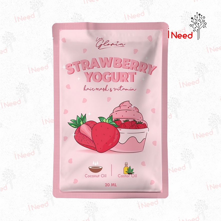 (INEED) LEA GLORIA HAIR MASK AND VITAMIN - MASKER RAMBUR LEA GLORIA
