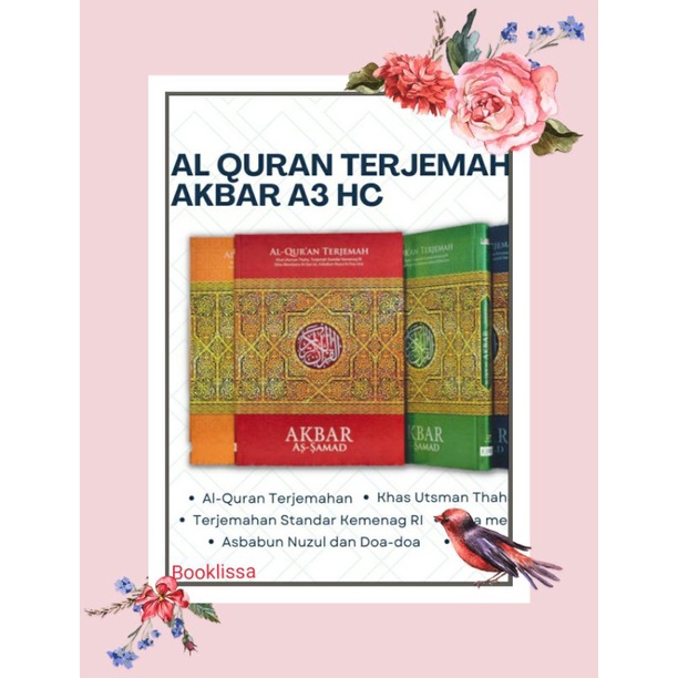 AL QURAN TERJEMAH AKBAR A3 HC