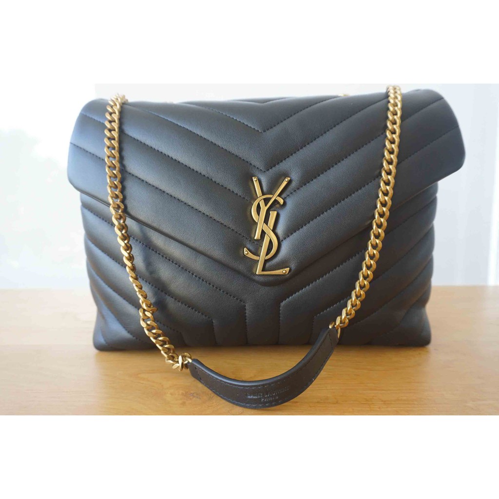 Tas Selempang Wanita Yves.Saint Laurent Black Gold