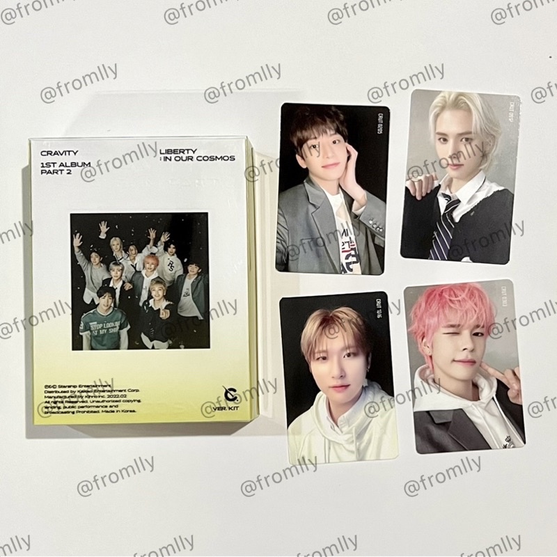 [READY] CRAVITY 1st Album Part.2 LIBERTY : IN OUR COSMOS KiT Ver / Kihno Ver Unsealed Jungmo Minhee 