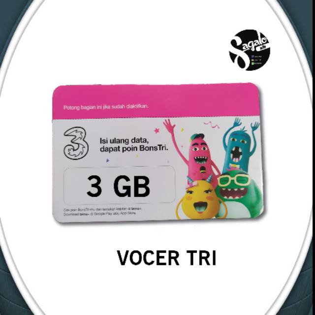 VOUCHER TRI 3 GB