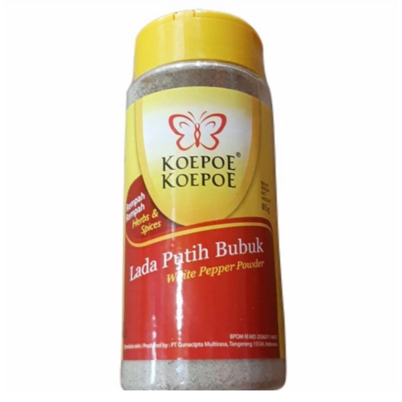 

Koepoe Koepoe Lada Putih Bubuk 85gr