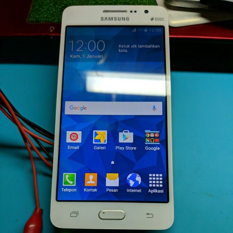 Samsung Grand Prime 4G G531H Minus Ic Charger Minta Ganti, Tombol Tidak Ada