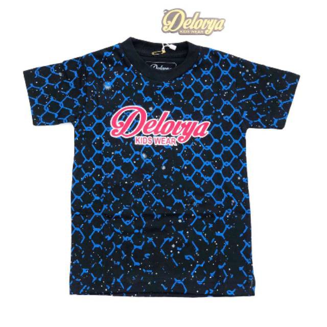 Kaos Anak Premium Delovya Hitam