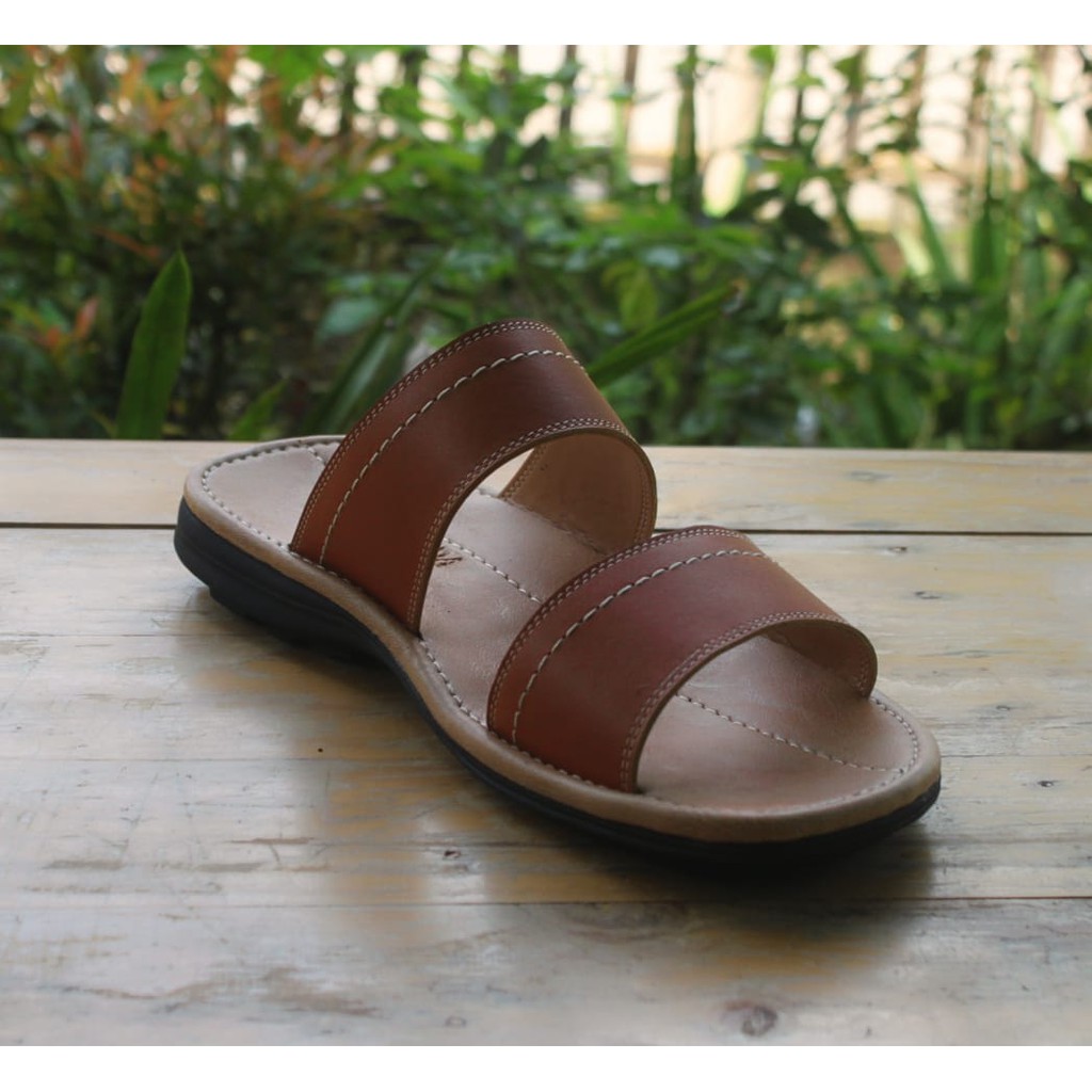 Sandal pria kulit asli Rasheda Gr 28