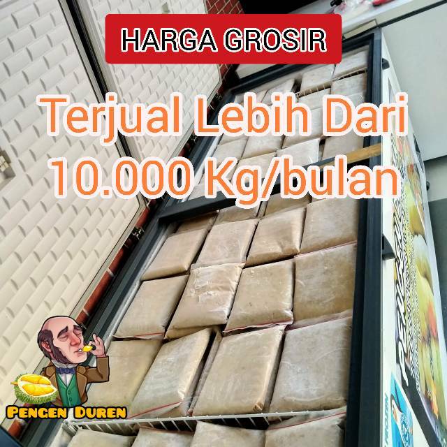Daging Durian medan 1KG Original, Rasa manis, legit