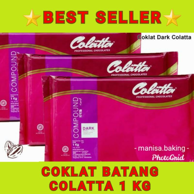 

COLATTA COKLAT BATANG 1 KG DCC COLATTA 1 KG DARK COMPOUND COKLAT 1 KG