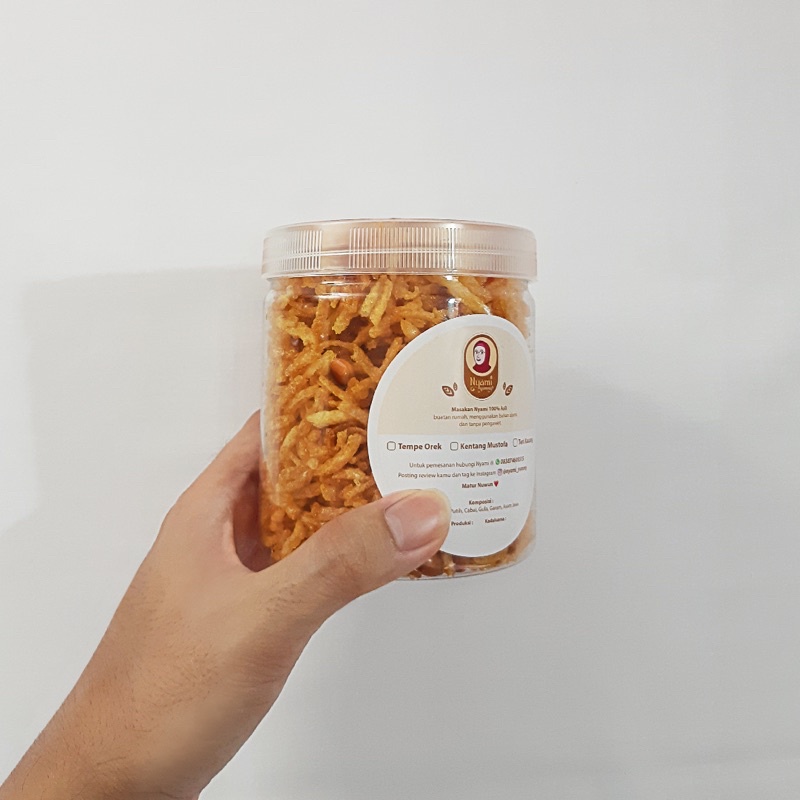 

Kentang Mustofa Nyami Yummy Toples 500ml