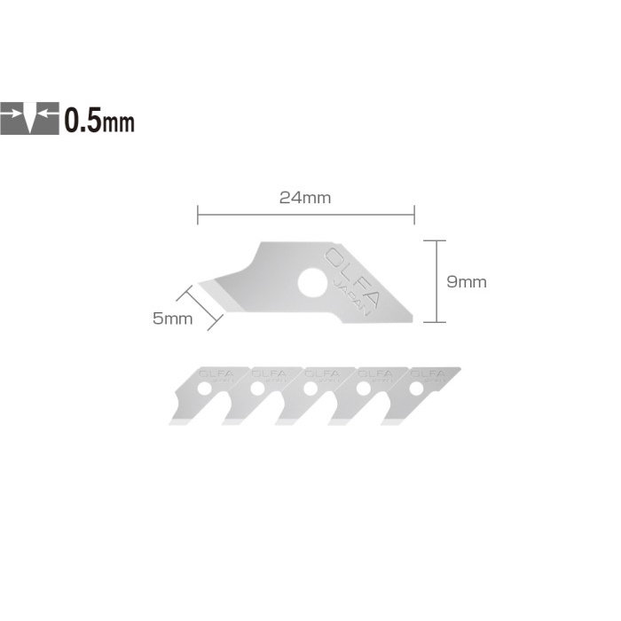 

Hemat Refill Isi Cutter Spare Blade For Compass Cutter Cob-1 Olfa Terbatas
