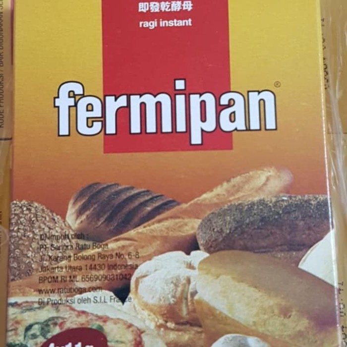 

rg201tg Fermipan Instan Yeast 4 X 11 Gram Xz20X1Z11