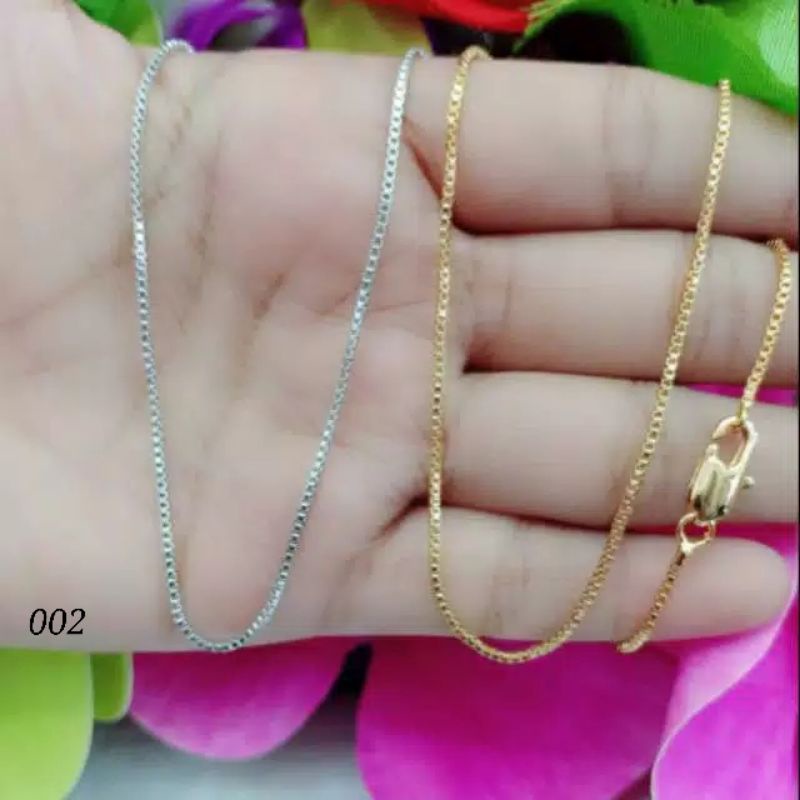 Set Kalung+Liontin Full Mata Hitam dan Putih