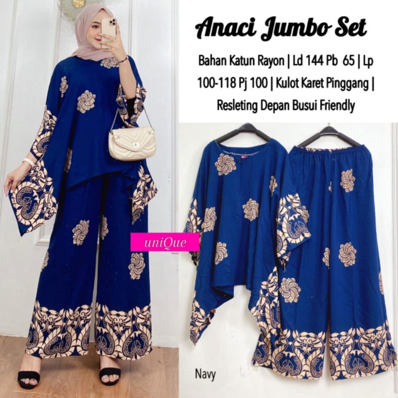 PROMO !! SETELAN WAKA NIYARA ASIYA ANACI ANDERA JUMBO SET ORIGINAL BY UNIQUE SANCAKA ONE SET WAKA BEST SELLER