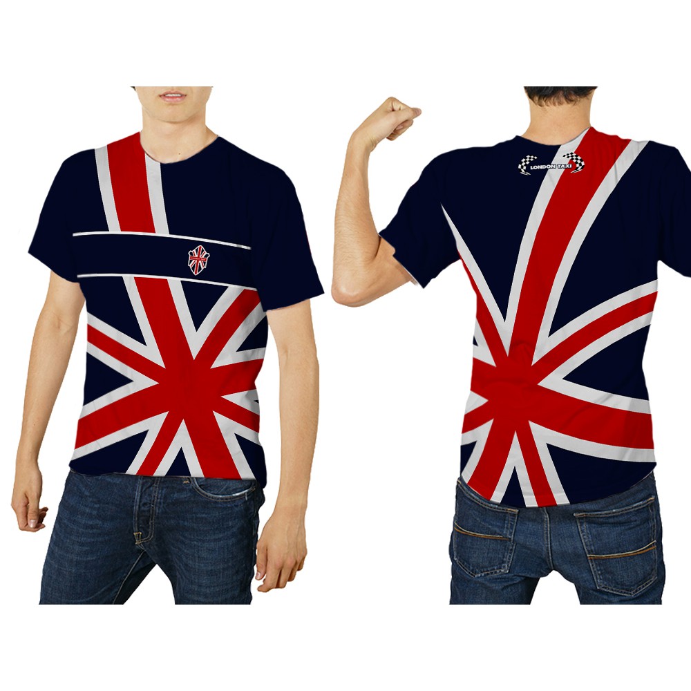 Baju Kaos Tshirt Jersey Pria Sepeda Goes Road Bike London Taxi Custom Fullprint 02