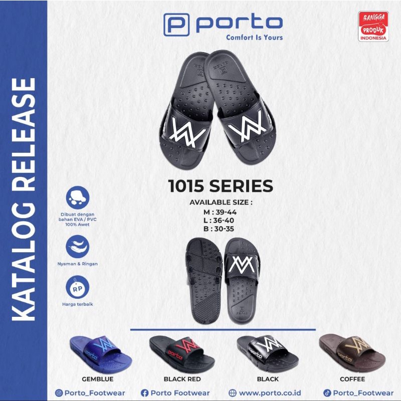 SANDAL DEWASA PRIA LAKI-LAKI ALANWALKER PORTO 39-44 (6a)