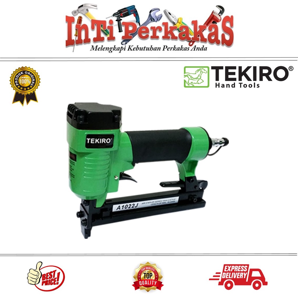 

TEKIRO AIR STAPLER /MESIN STAPLES TEMBAK ALAT PERTUKANGAN MESIN AIR STAPLER TEKIRO
