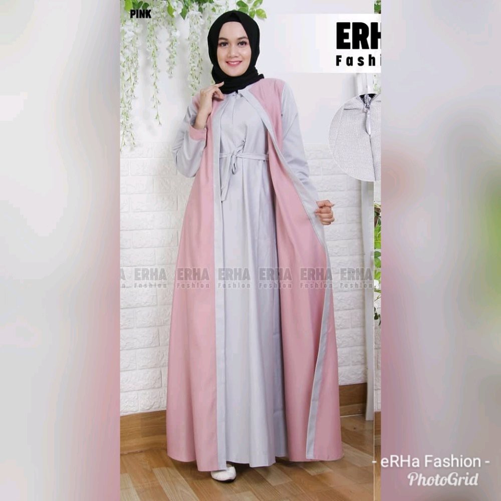 NEW Gamis dress muslim sabyan wolfis erha fashion