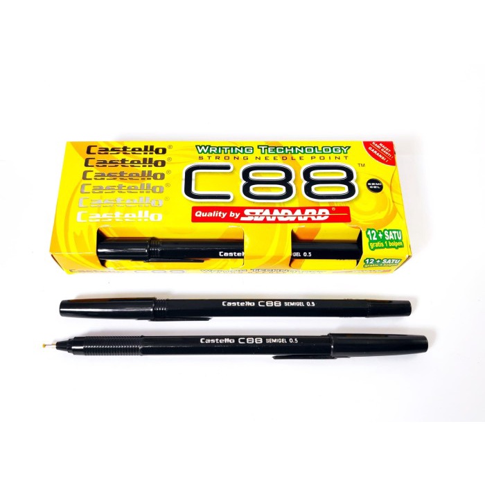 

STANDARD PEN AE7 C88 - BK 12 PCS **MURAH**