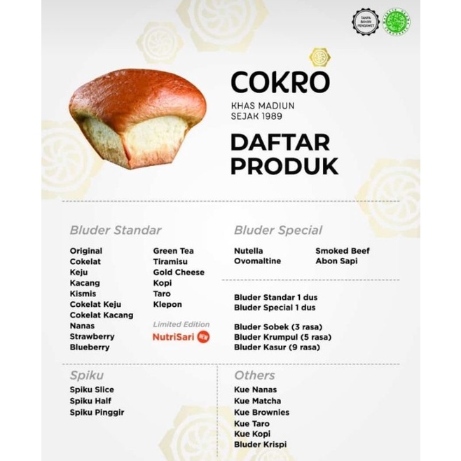 (SELLER RESMI) ROTI BLUDER COKRO MADIUN ASLI MINIMAL ORDER 10 PCS (1 KOTAK)-2