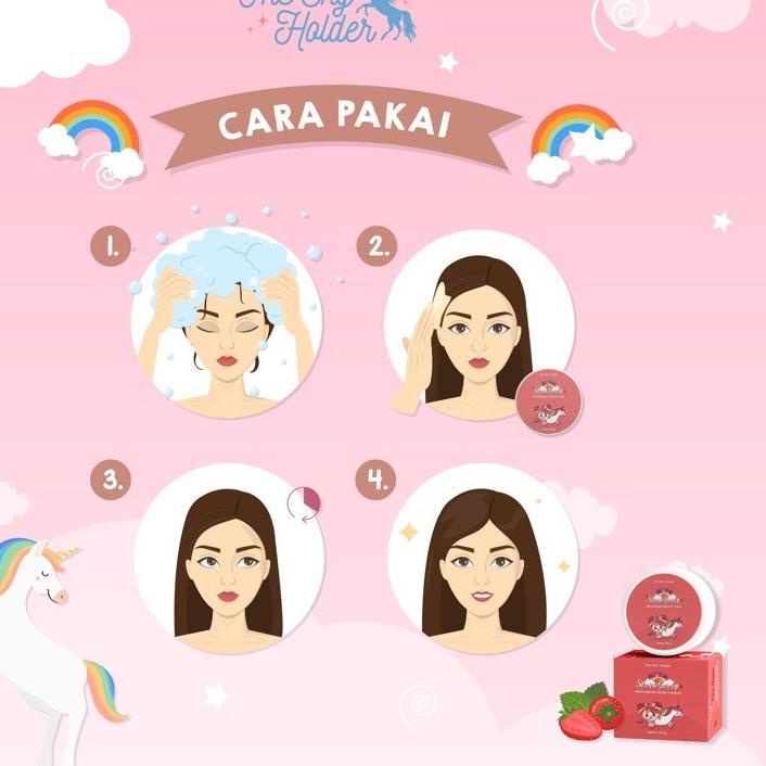 [terlaris]⭐ [FREE SHOWER CAP] HAIR MASK BY THESKYHOLDER MASKER RAMBUT HAIRMASK THE SKY HOLDER(CODE23