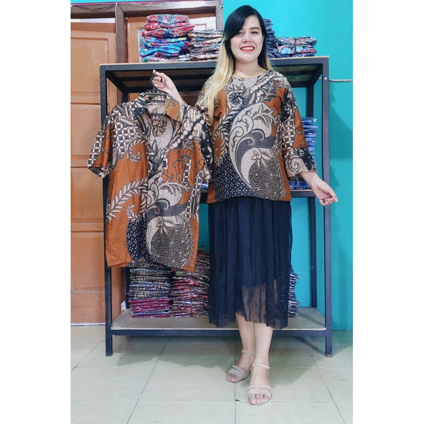 COUPLE BLOUSE RISTI ORIGINAL JAHITAN BUTIK YENI BAGARIANG
