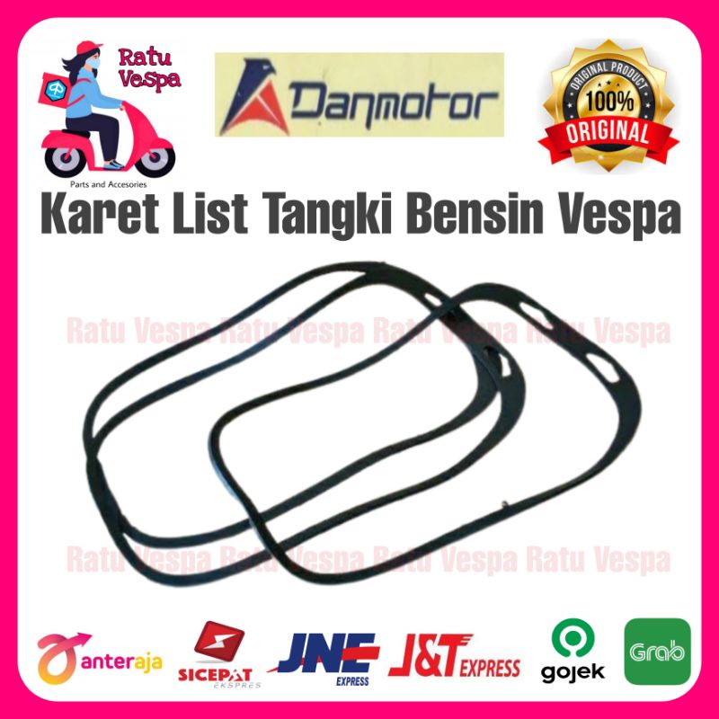 Karet List Tatakan Tangki Bensin Vespa DANMOTOR